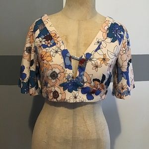 Floral Crop Top